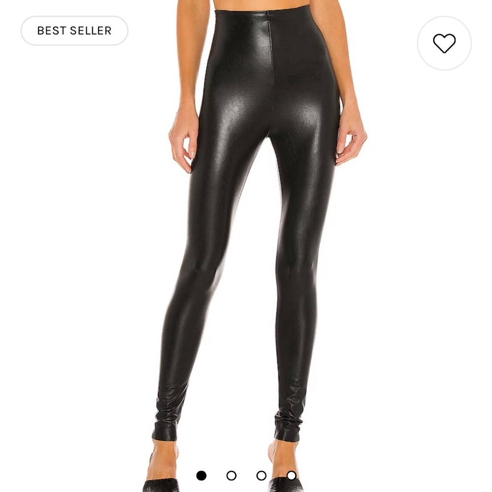 Commando Black Faux Leather Leggings